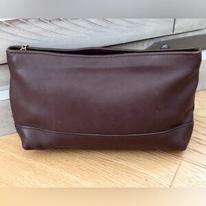 Coach Brown Cosmetic Bag